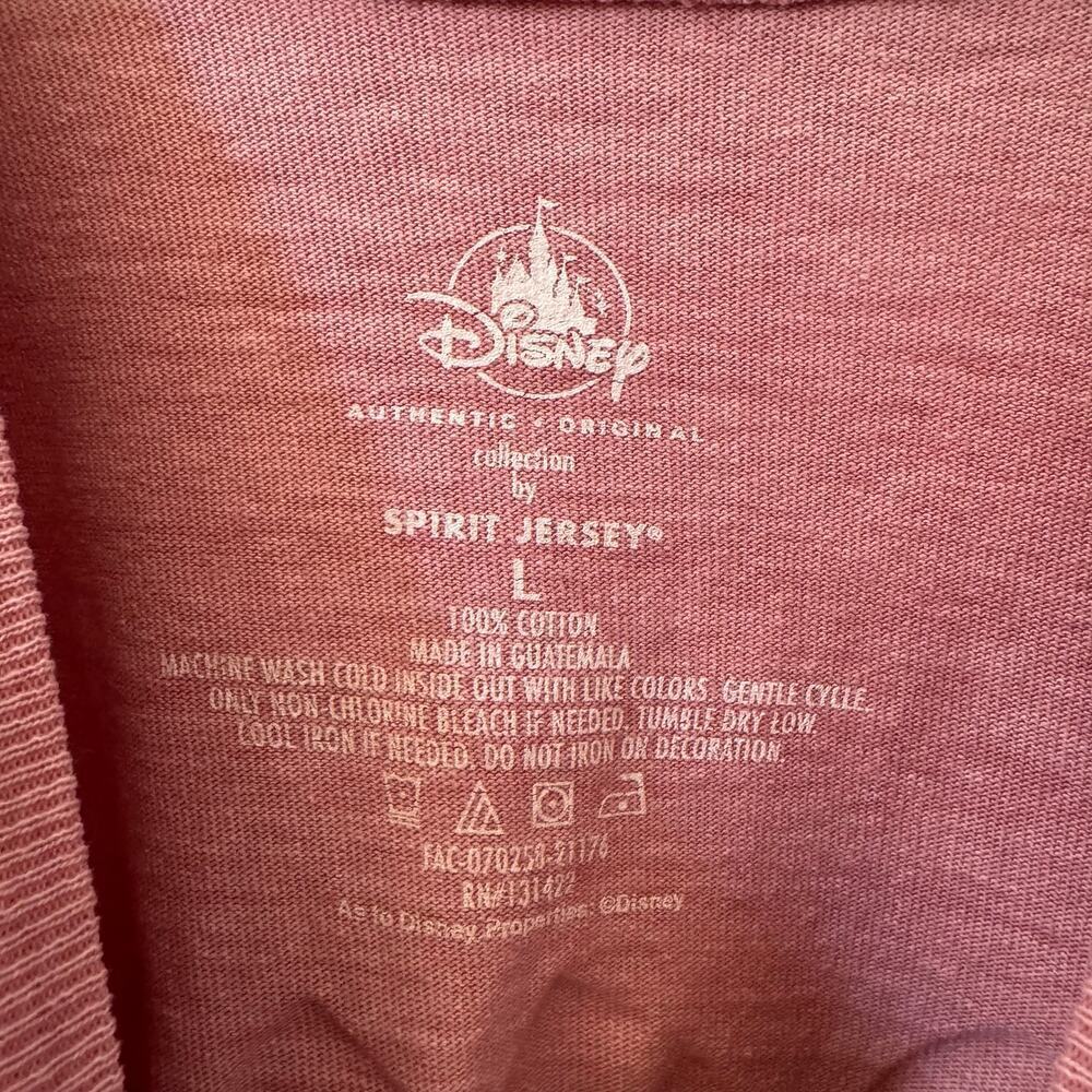 NWT Disneyland Spirit Jersey Rose Gold Pink Glitter Oversized Size Large - Picture 7 of 8